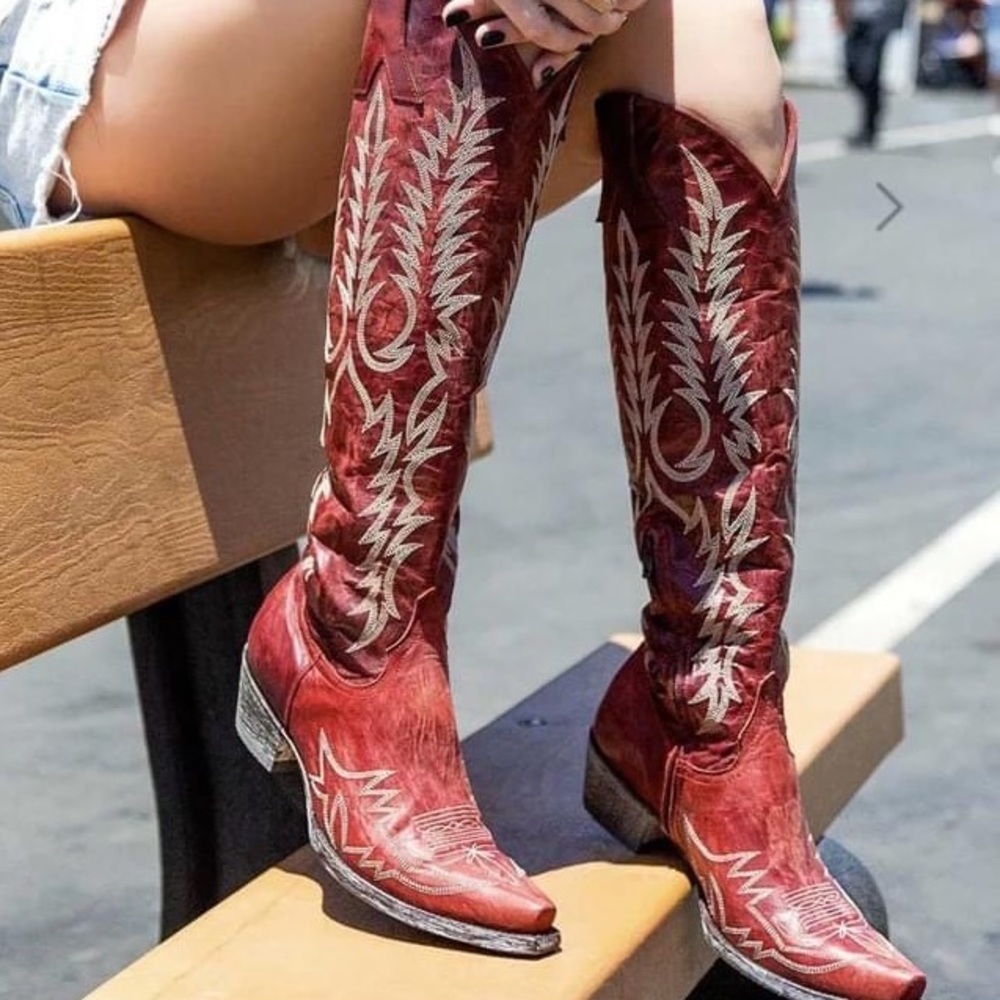 Red Old Gringo Boots
